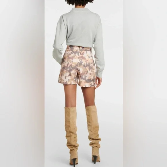 BRAND NEW $690 Isabel Marant Women's Eliano High-Rise Denim Shorts Size FR 38